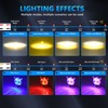 Motorcycle Driving Light, 30W 6000K/3000K/4500K Super Bright LED Spotlight Waterproof