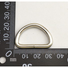 Wuuycoky 1" Inner Diameter Silvery D Rings Buckles D-ring Non-welded For Webbing Strapping Pack of 15