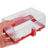 OUNONA Emergency Stop Button Cover Lockout Transparent Push Button Switch