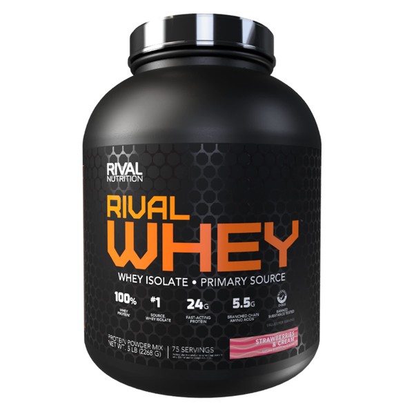 Rival Whey - Strawberry, 5lbs