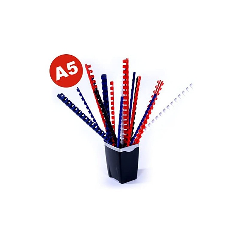 GBC CombBind Binding Combs 12mm A5 Black (45 Sheets Capacity,