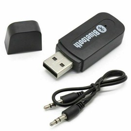 3.5mm to USB Bluetooth Receiver Adapter for Seamless Audio Streaming - USB Bluetooth Wireless Receiver AUX Audio Stereo Music Adapter Car Kit, Enhance Your Devices with Bluetooth audio transmitter