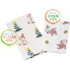 Skater KFWC3-A Waffle Fabric, 3 Dish Towels, Moomin, 12.2 x