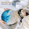 LIEKE Wooden Ocean Drum 14.7 Inch Sound Healing Instrument Meditation