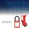 Lock Circuit Breaker Lockout Alloy Serrated Nylon Padlock 25mm Lockhole