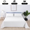 White Flat Sheet King Size 100% Egyptian Cotton 300 Thread