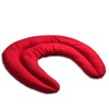Linseed Neck Pillow with Chambers Organic Fabric Red Linseed Cushion