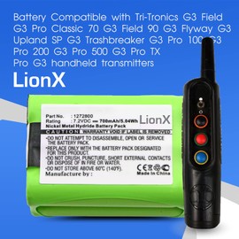 LIONX Battery for Classic 70 G3 90 G3 Flyway G3 G3 G3 Pro Pro 100 G3 Pro 200 G3 Pro 500 G3 Pro G3 transmitters Pro TX Trashbreaker G3 Upland S