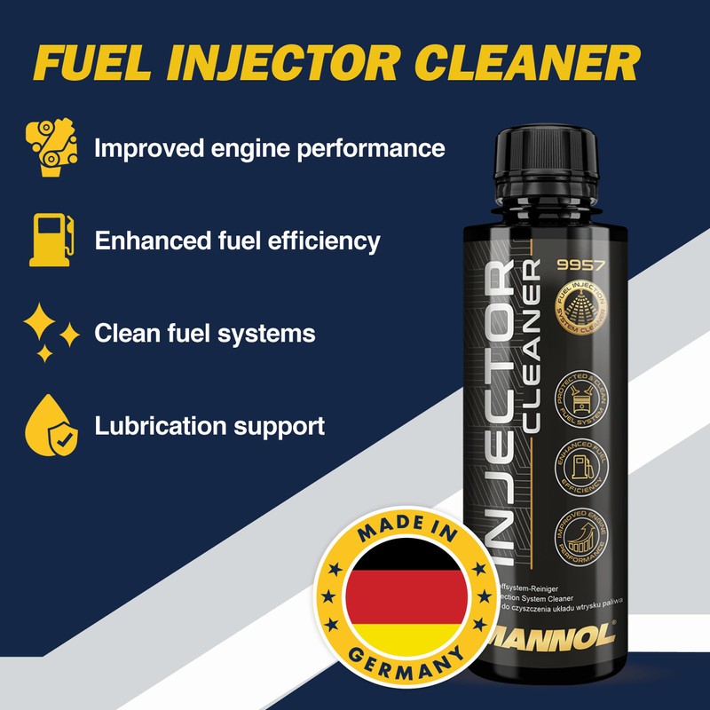 MANNOL MN9957 Fuel Injector Cleaner, Advanced System Cleaner for Gasoline