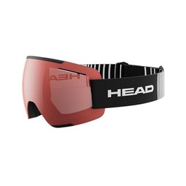 HEAD Unisex Adult F-LYT Ski and Snowboard Goggles, Dark Red/Black, L