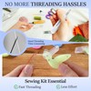 Dreyoo Needle Threader Set for Hand Sewing, 2 Large Automatic