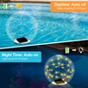 LUBITTE Floating Solar Pool Lights, 14-Inch Fairy Inflatable Light-Up Glow