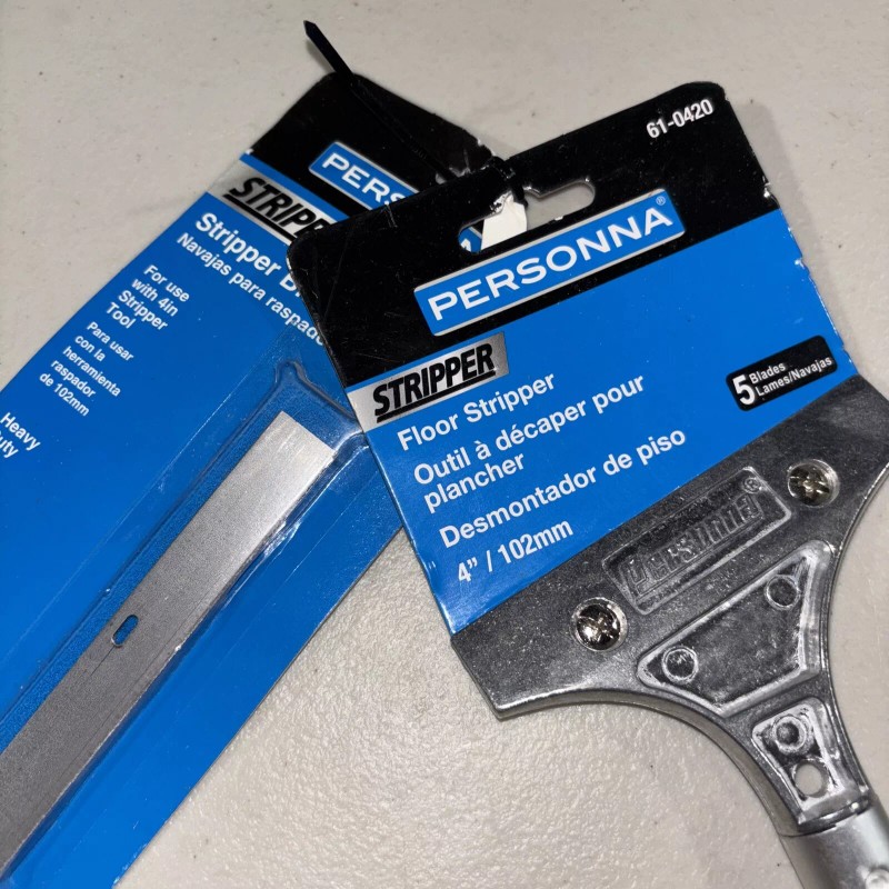 Personna Floor Scraper 61-0420 4-Inch Floor Stripper w/ Stripper Blades