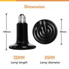 Simple Deluxe 100W 2-Pack Ceramic Heat Emitter Reptile Heat Lamp