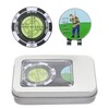 High Precision Metal Golf Ball Marker for Putting Green, Precise