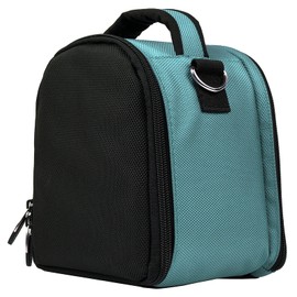 DSLR Camera Case with Padded Protection and Accessory Compartments - Durable Nylon Material, Adjustable Shoulder Strap, Top Handle - Fits Cameras, Camcorders, SD Cards, Cables, Chargers