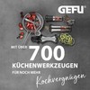 Gefu Piping Bag Set Decore, 5-Part, Decoration Tips, Baking Aid,