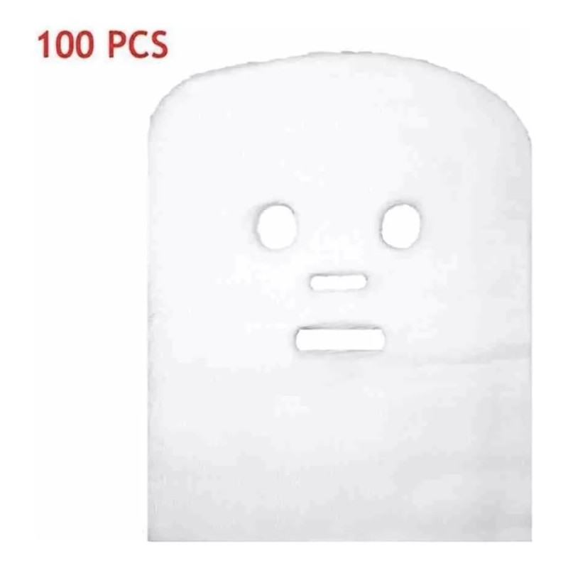 mfeisi Mascarilla Facial Plastica Gasa 100 Pzas
