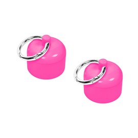 WEZCHUGHAOL Jewelry Box Case, Traveling Jewelry Holder Storage, Pill Box Keychain Container (Pink)