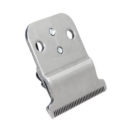 Qblahip Trimmer Replacement T Blade Set for Andis Slimline Pro Li D-7 /D-8 Trimmer, Ceramic Blade and Carbon Steel Blade Replace for D7#32655, D8#32105,#32400 (Silver)