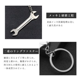 Monkey Wrench Mini Screwdriver Tool Key Chain Clip Mini Adjustable Spanner Miniature Tool School Bag Charm Petite Gift for Home / Industrial / Auto Repair