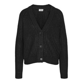 Noisy may Women's Nmcharlie L/S V-Neck Knit Cardigan Noos Cardigans, black