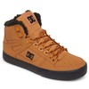DC Men's Pure HIGH-TOP WC WNT Skateboard, Skate Shoe, Wheat/Black,