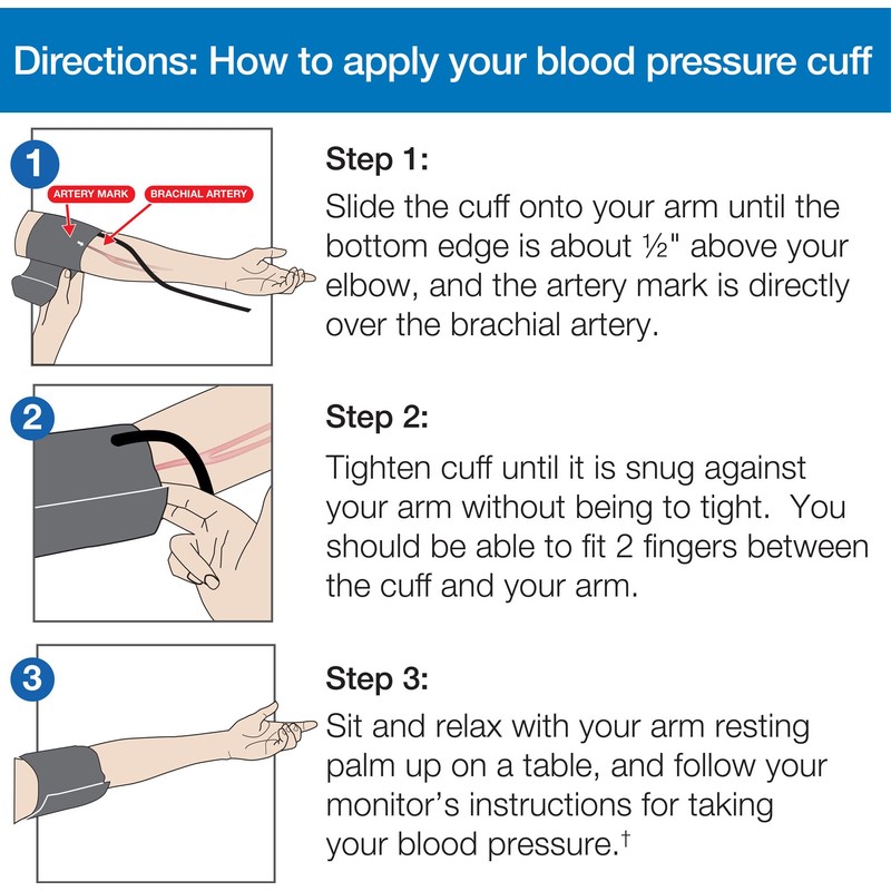 Microlife Replacement Blood Pressure Cuff (Medium (8.7-12.6 inch))