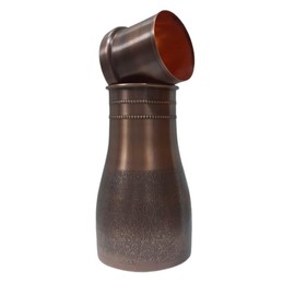 Copper water Bottle 34 oz for storage water Home & Kitchen (Antique)