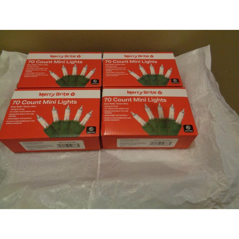 Merry Brite 4 Pack Merry Brite Each 70 Count Mini