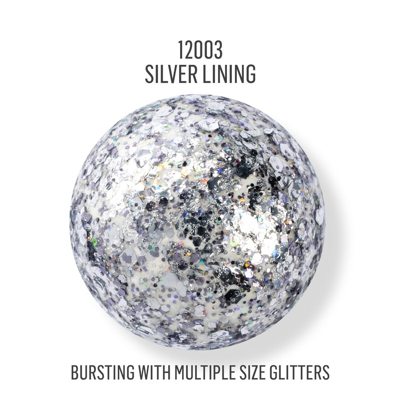 FolkArt Glitterific Pop Acrylic Craft Paint, Silver Lining 2 fl