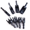 Takelablaze Wood Plug Cutters Drill Bit Set with 1/4 Hex