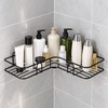 Wall Mounted Corner Shower Shelf for Bathroom Storage – Single-Tier