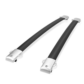 Auto Dynasty Pair of Factory Style Roof Rack Top Rail Cross Bars Buggage Cargo Carrier Compatible with Lexus GX460 2010-2023, Aluminum, Black Powdercoated