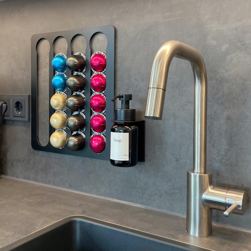Capsule Holder for Nespresso Storage Holder Vertuo Capsules Wall No