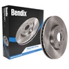 Bendix Premium PRT6896 Rear Brake Rotor compatible with Toyota Corolla