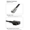 ZITAY D-Tap to BMPCC 4K 6K Power Cable, BMPCC 4K