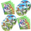 40Pcs Tom and Jerrys Party Supplies 20 plates, 20 napkins