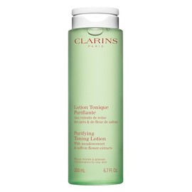 Clarins Purifying Toning Lotion | Less Oily Skin After 14 Days of Use* | Cleanses, Hydrates, Purifies, Mattifies and Balances Skin's Microbiota | Contains Witch Hazel | Combination To Oily Skin Types