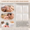 400Pcs White Eyelash Extensions Micro Applicator Brushes
