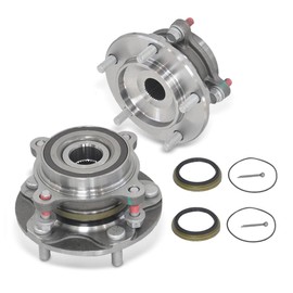 Forlevlaep 2Pcs Front Left or Right Wheel Hub & Bearing for Toyota Sequoia 2008-2021 for Toyota Tundra 2007-2021 4WD