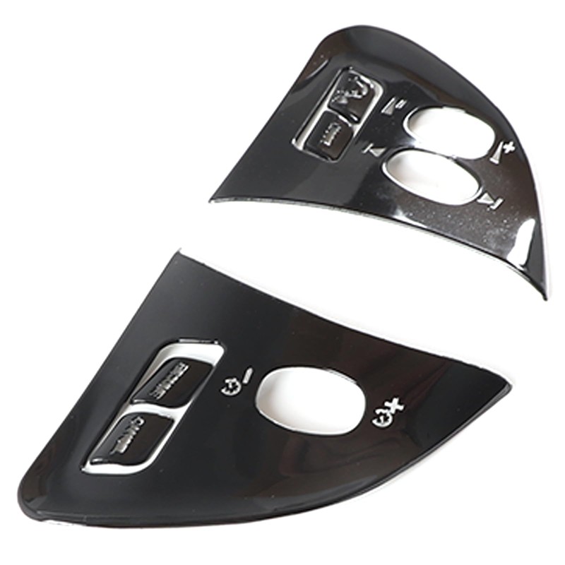 DIYUCAR Aluminium Alloy Black Car Styling Steering Wheel Knob Frame