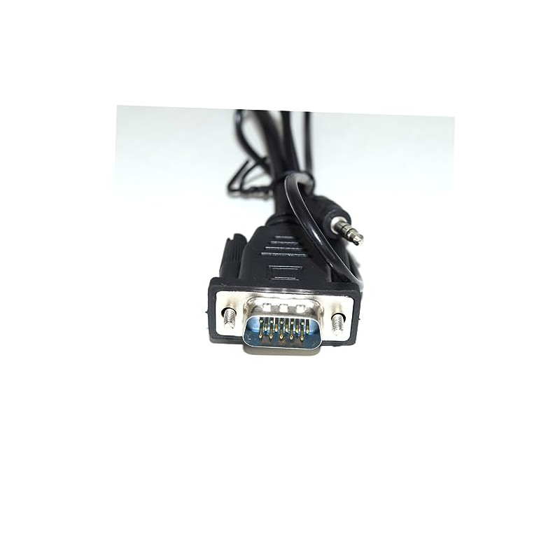 LABRIMP Vga to Adapter Converter with Audio Cable Oxygen Copper