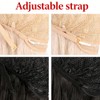 MapofBeauty 20 Inch Long Layered Straight Shoulder Length Wig,Ginger Orange