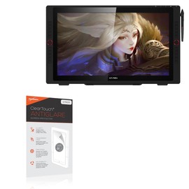 BoxWave Screen Protector Compatible with XP-Pen 24 Pro - ClearTouch Anti-Glare (2-Pack), Anti-Fingerprint Matte Film Skin