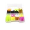 Trout bait rubber set, 48 pieces, trout bait box, trout