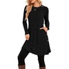 Narrame Winter Sweater Dress for Women, Long Sleeve, Casual, Side