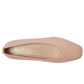 Naturalizer Women's 27 Edit Carla Ballet Flat, Cameo Blush Leather, 7