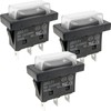3-Pack JD03-F1 Rocker Switch - 16A 125/250VAC 3-Position SPDT Switch