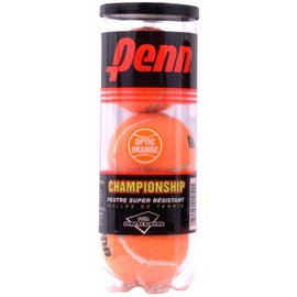 Penn Championship Orange Extra Duty Tennis Ball (Pack of 3 balls)